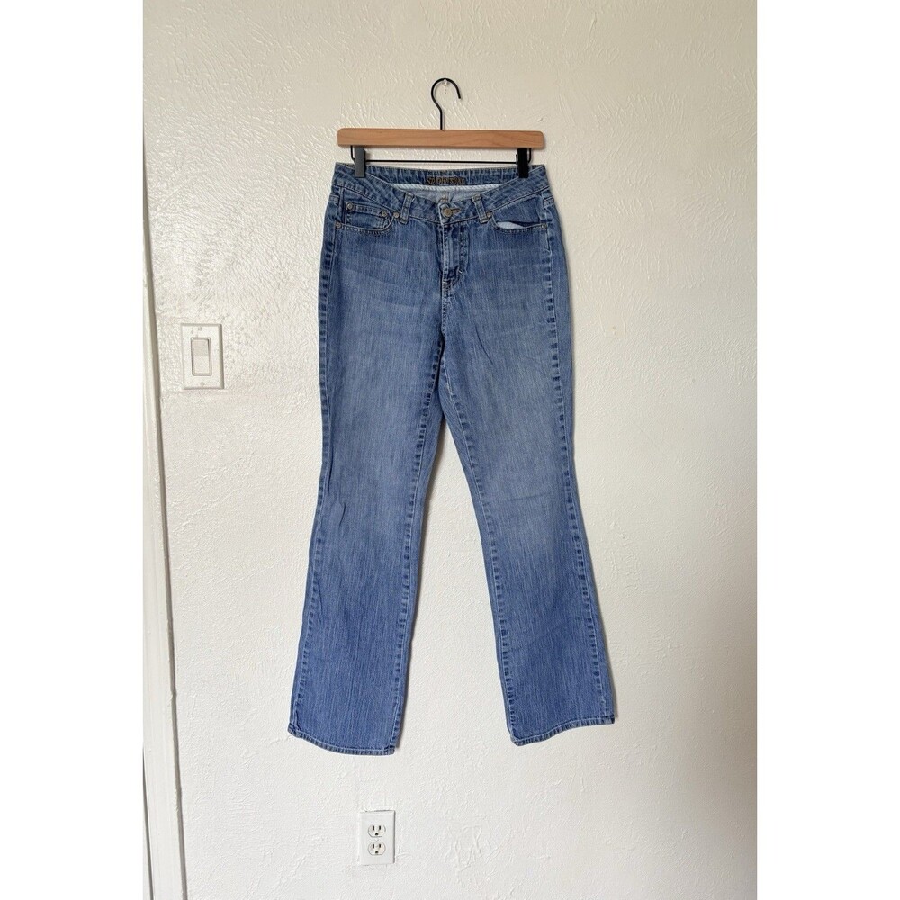 St John's Bay Women's Blue Jeans Bootcut Size 8